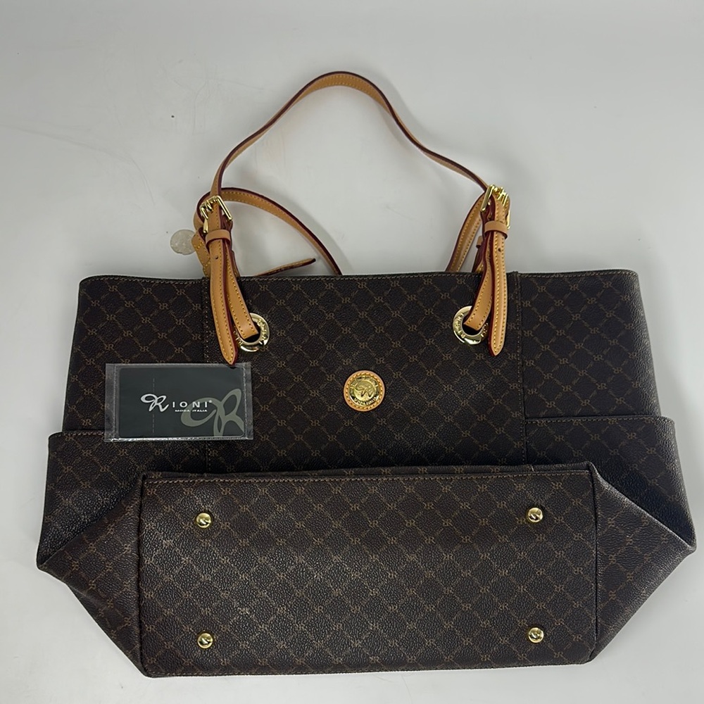Rioni Moda Italia Brown Tote Bag